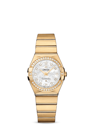 Omega Constellation Quartz 27 Brushed Yellow Gold / MOP Omega